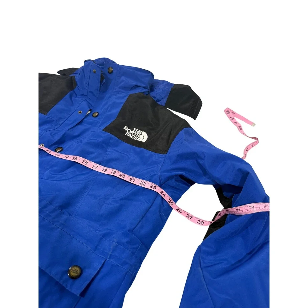 READ The North Face Gore-Tex Mountain Jacket Vintage 90's Blue Mens Medium